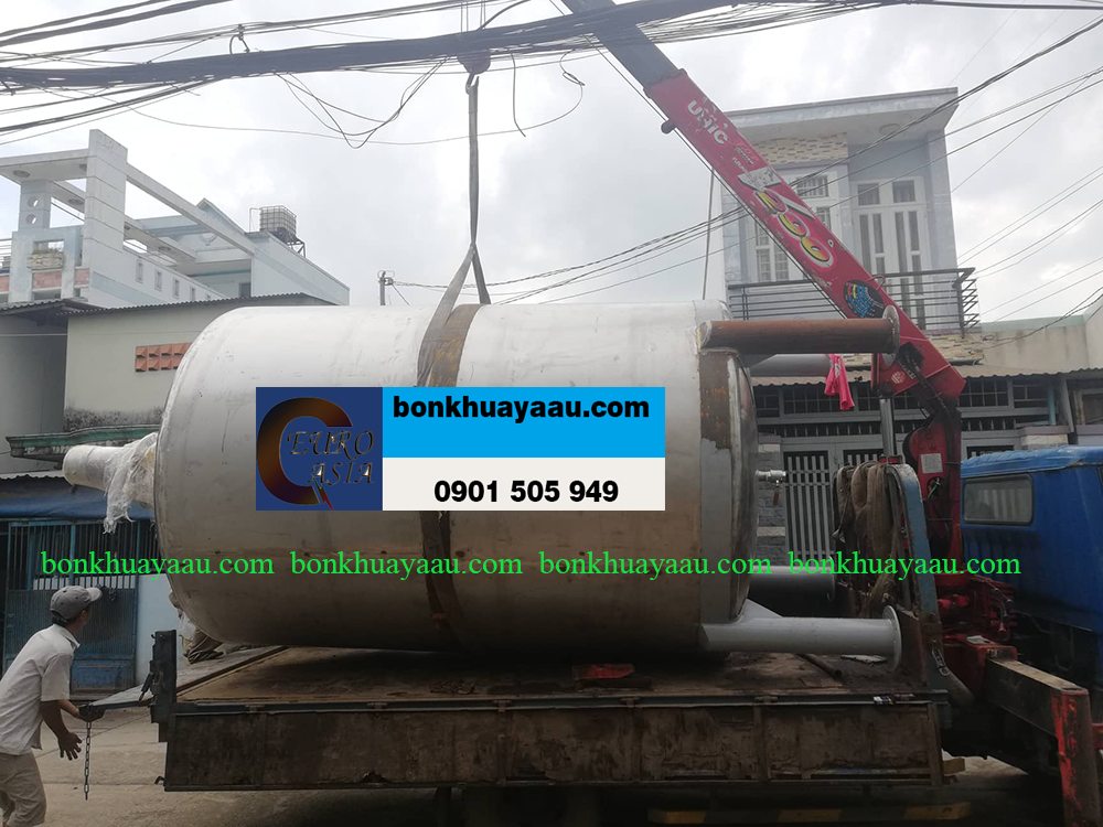giao bồn chứa inox 10000 lít ở bình dương